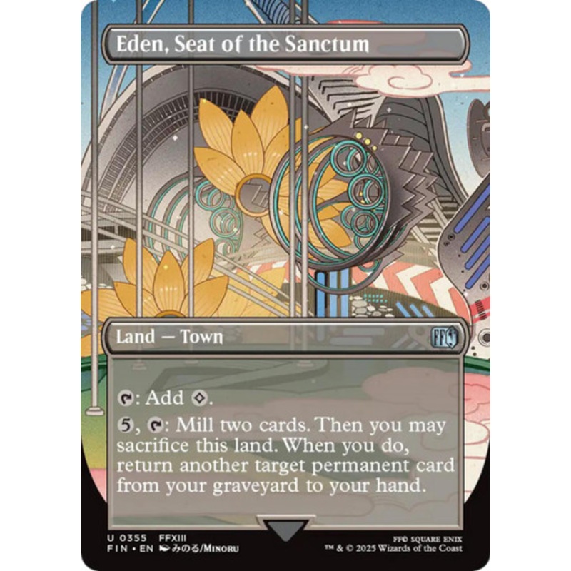 Eden, Seat of the Sanctum (Borderless Art) | FINAL FANTASY