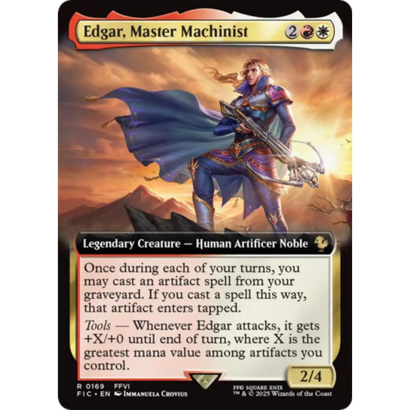 Edgar, Master Machinist (Extended Art) | FINAL FANTASY Commander