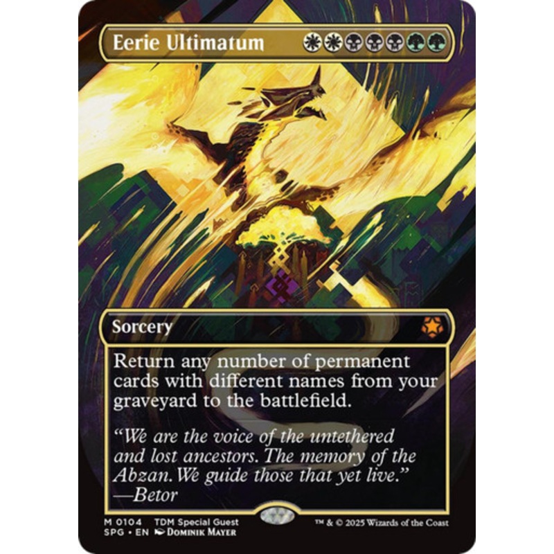 Eerie Ultimatum (Borderless Art) | Special Guests