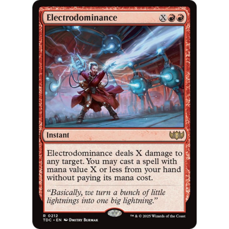 Electrodominance | Tarkir: Dragonstorm Commander