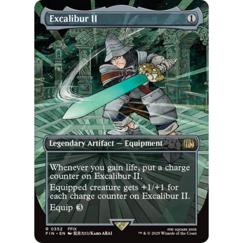 Excalibur II (Borderless Art) | FINAL FANTASY