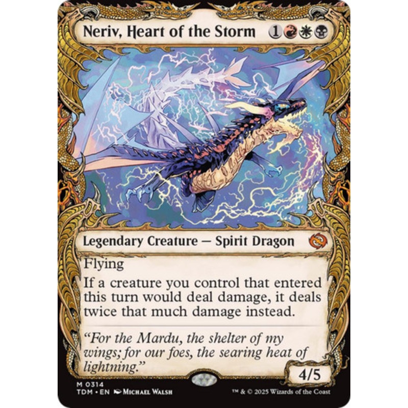 Neriv, Heart of the Storm (Showcase Foil) | Tarkir: Dragonstorm