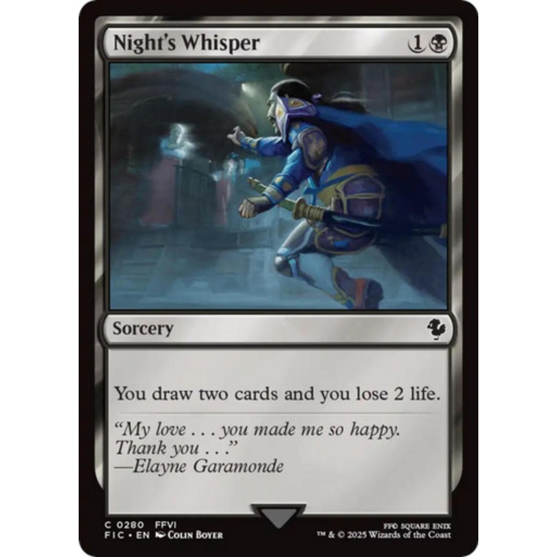 Night’s Whisper | FINAL FANTASY Commander
