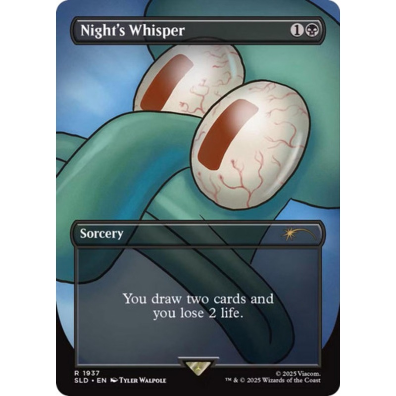Night’s Whisper (Foil) (Secret Lair – SpongeBob SquarePants: Internet Sensation) | Secret Lair Drops