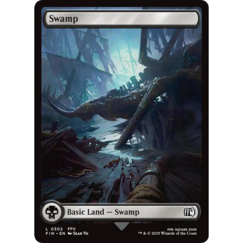 Swamp (#302) (Full Art) | FINAL FANTASY