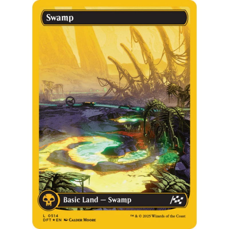 Swamp (#514) (Full Art First-Place Foil) | Aetherdrift