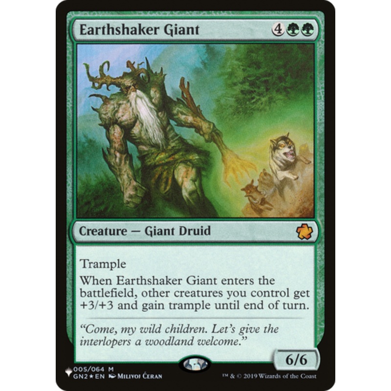 Earthshaker Giant (The List Reprint) | Game Night 2019