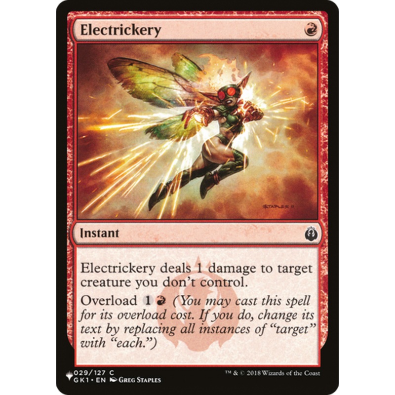 Electrickery (The List Reprint) | Guilds of Ravnica Guild Kits