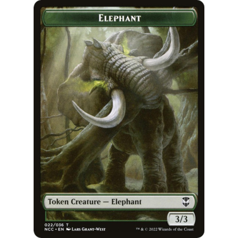 New Capenna Commander – Elephant Token