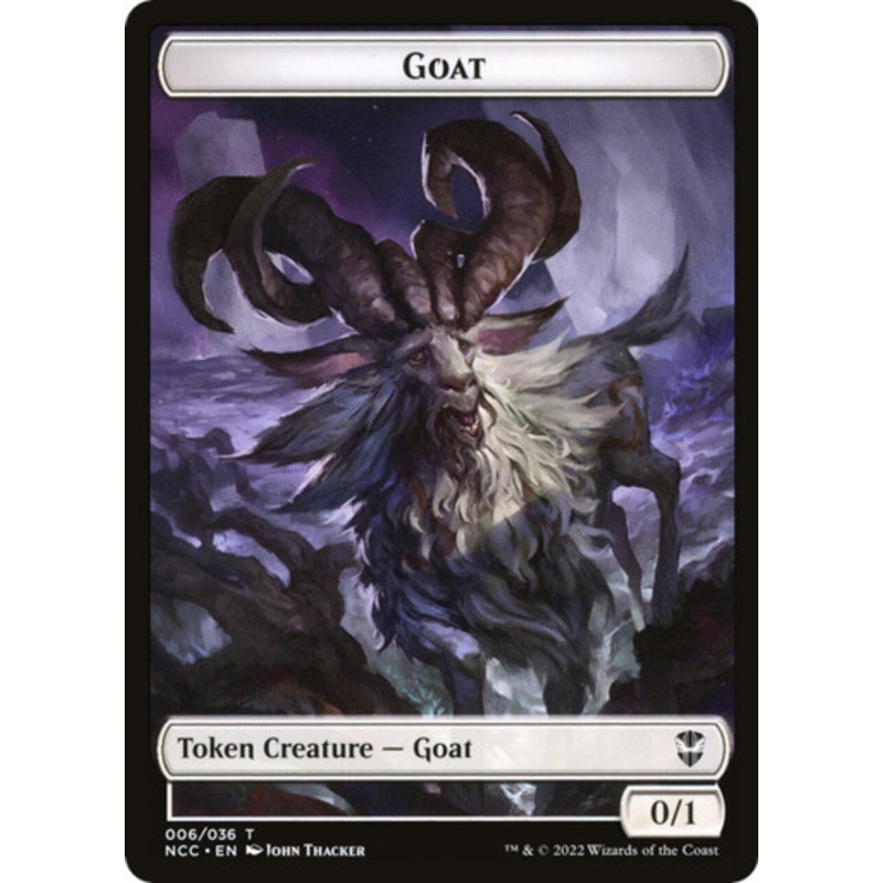 New Capenna Commander – Goat Token | Streets of New Capenna Commander