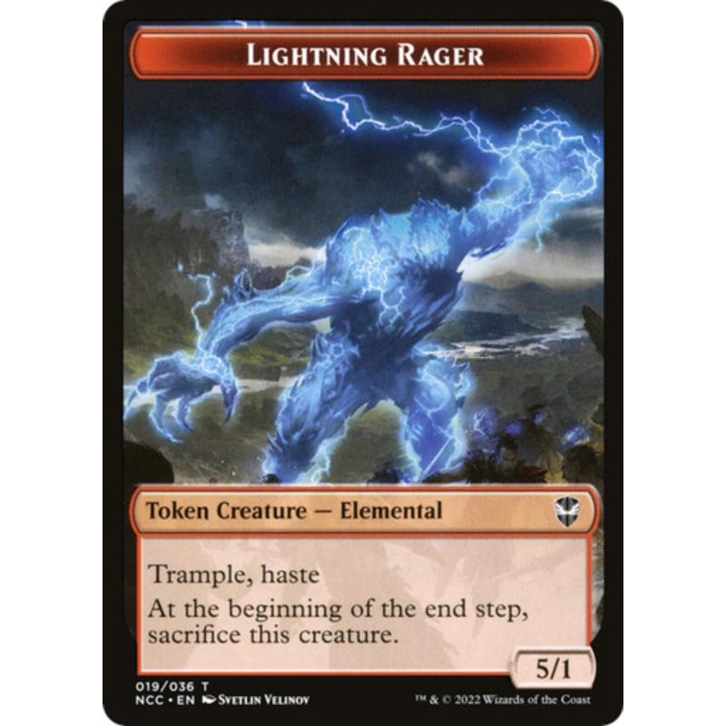 New Capenna Commander – Lightning Rager Token | Streets of New Capenna Commander
