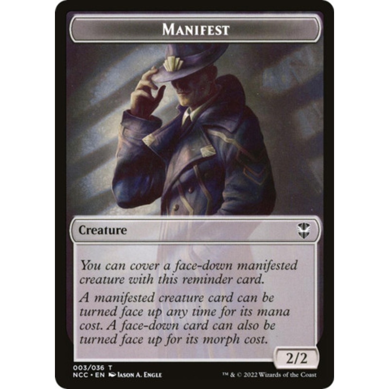 New Capenna Commander – Manifest Token | Streets of New Capenna Commander