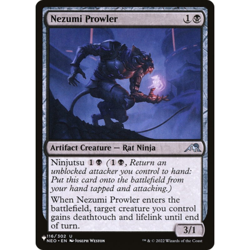 Nezumi Prowler (The List Reprint) | Kamigawa: Neon Dynasty