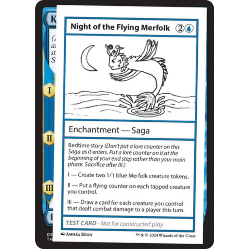Night of the Flying Merfolk (Playtest Card – Mystery Booster 2) | Mystery Booster 2