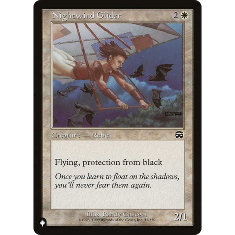 Nightwind Glider (The List Reprint) | Mercadian Masques