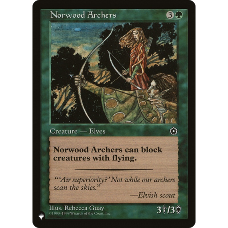 Norwood Archers (The List Reprint) | Portal Second Age
