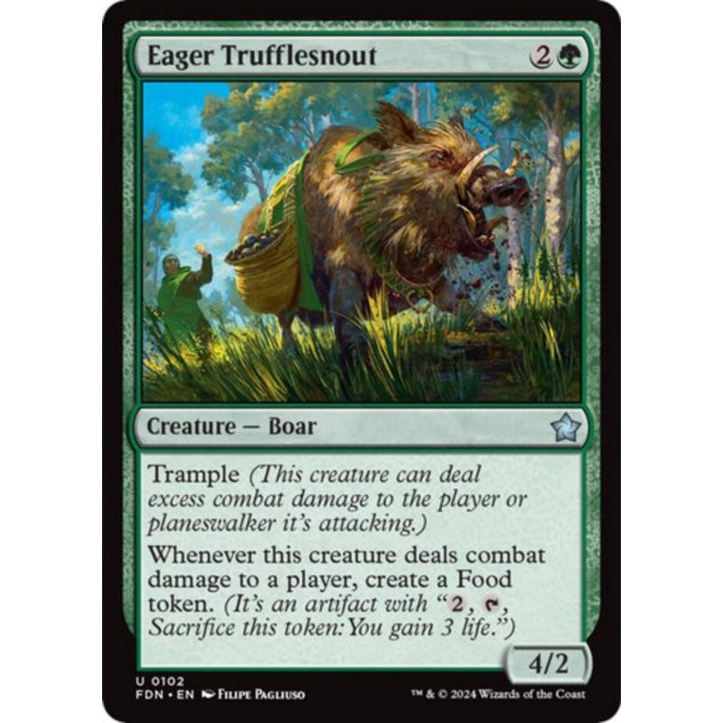 Eager Trufflesnout (Foil) | Foundations