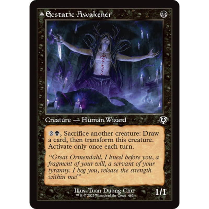 Ecstatic Awakener // Awoken Demon (Retro Frame) | Innistrad Remastered