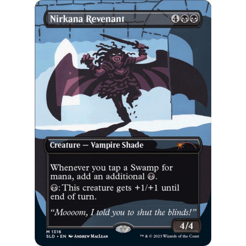 Nirkana Revenant (Borderless Art) (Secret Lair – Andrew Maclean) | Secret Lair Drops