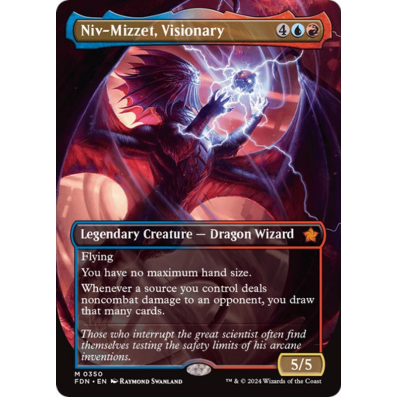 Niv-Mizzet, Visionary (Borderless Art) | Foundations