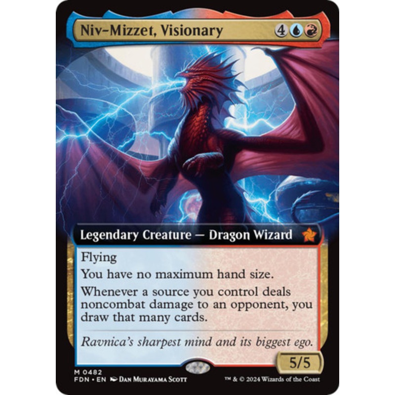 Niv-Mizzet, Visionary (Extended Art) | Foundations