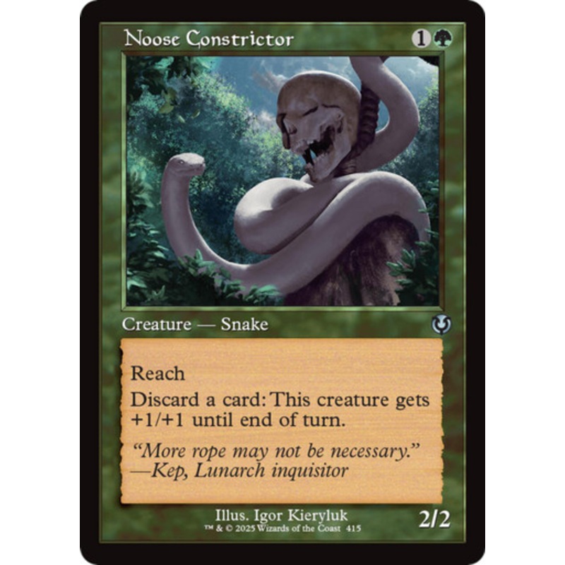 Noose Constrictor (Retro Frame) | Innistrad Remastered