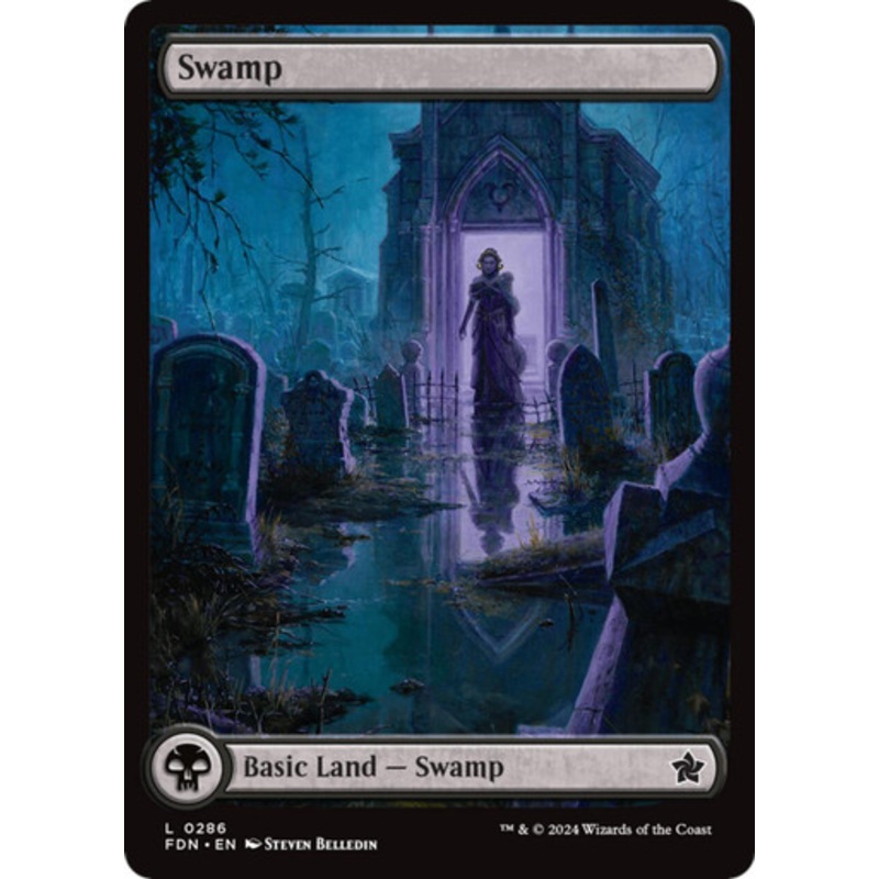 Swamp (#286) (Full Art) | Foundations