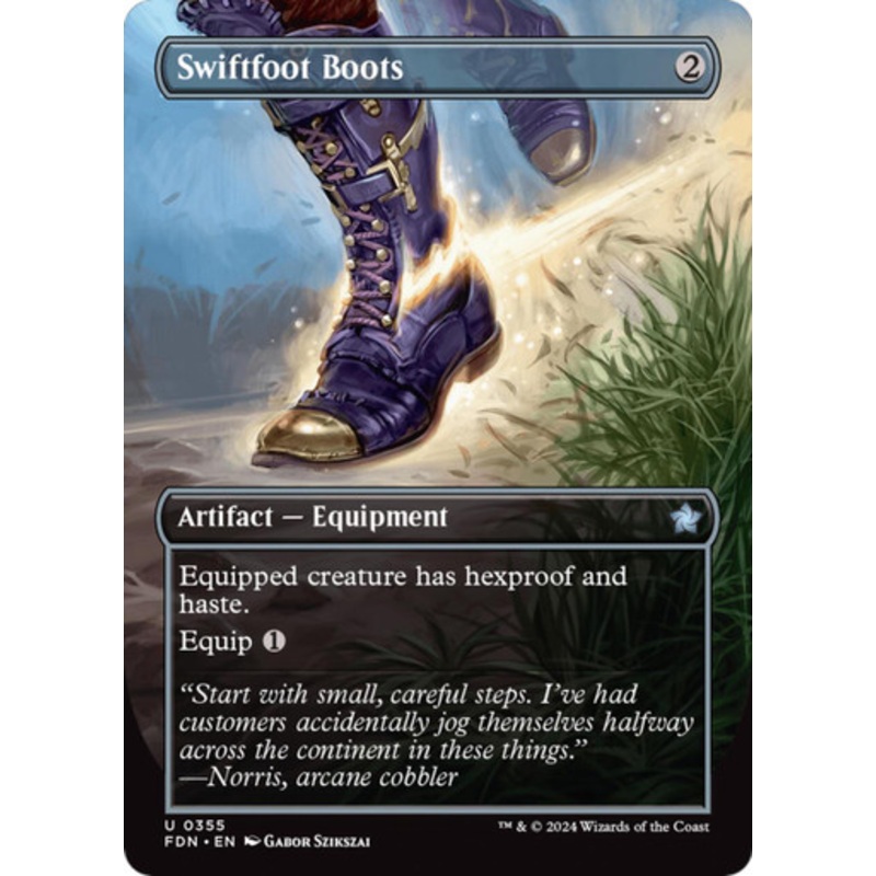 Swiftfoot Boots (Borderless Art) | Foundations