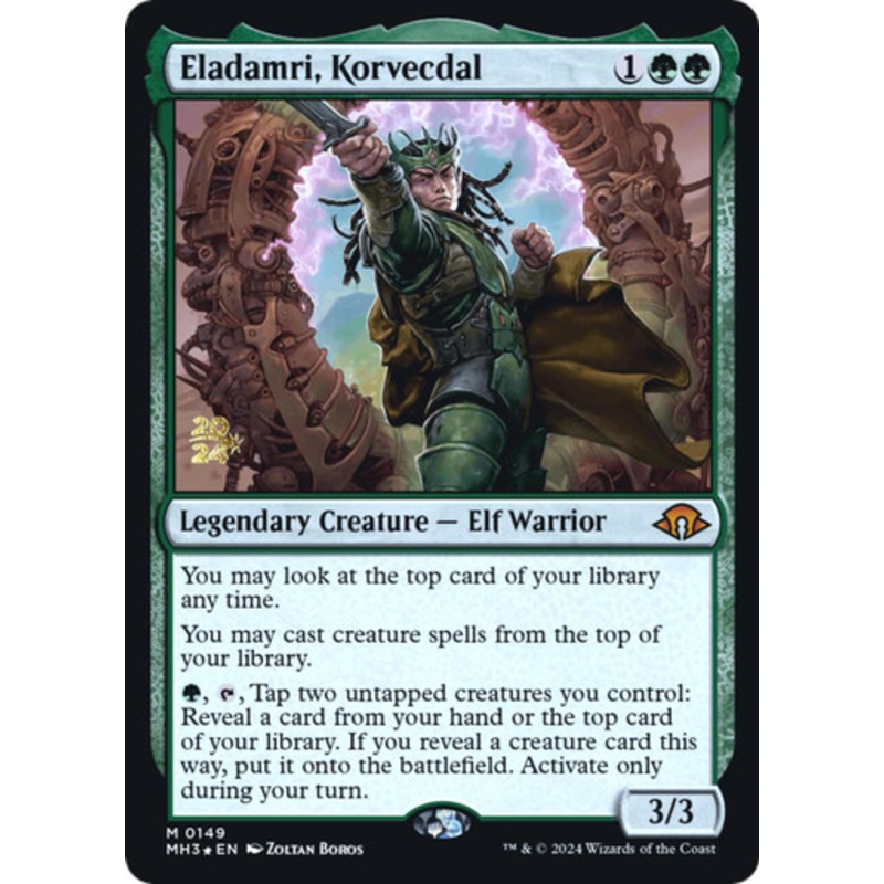 Eladamri, Korvecdal (Prerelease Foil) | Modern Horizons 3