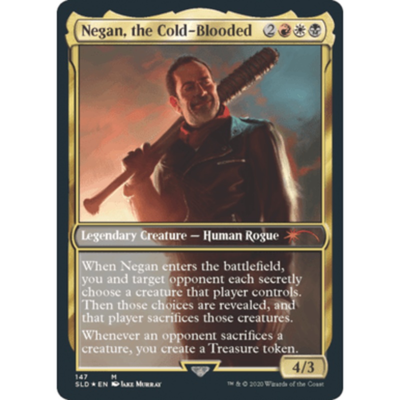 Negan, the Cold-Blooded (Foil) (Secret Lair – The Walking Dead) | Secret Lair Drops