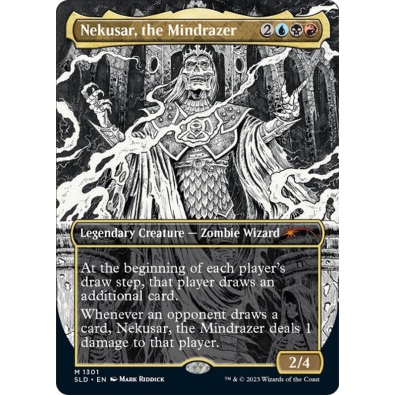 Nekusar, the Mindrazer (Foil) (Secret Lair – Death is Temporary, Metal is Forever) | Secret Lair Drops