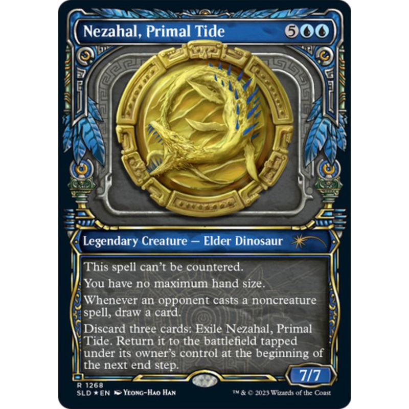 Nezahal, Primal Tide (Halo Foil) (Secret Lair – March of the Machine Vol.2) | Secret Lair Drops