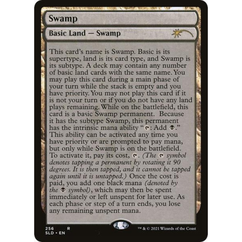 Swamp (Foil) (Secret Lair – Voracious Reader) | Secret Lair Drops