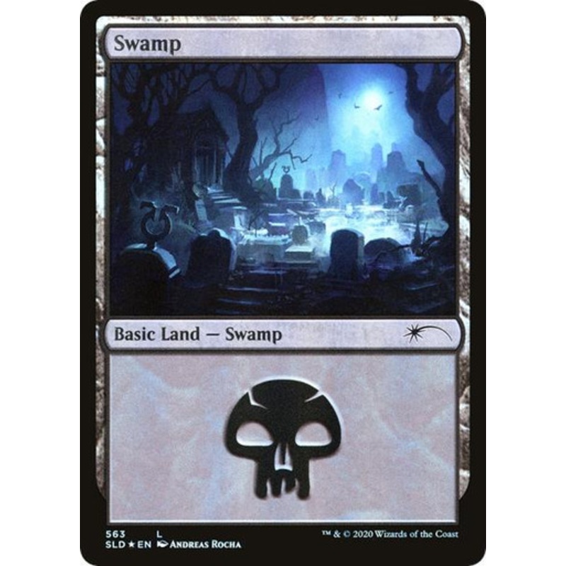 Swamp (Spooky) (Foil) (Secret Lair – Jumpstart Lands) | Secret Lair Drops