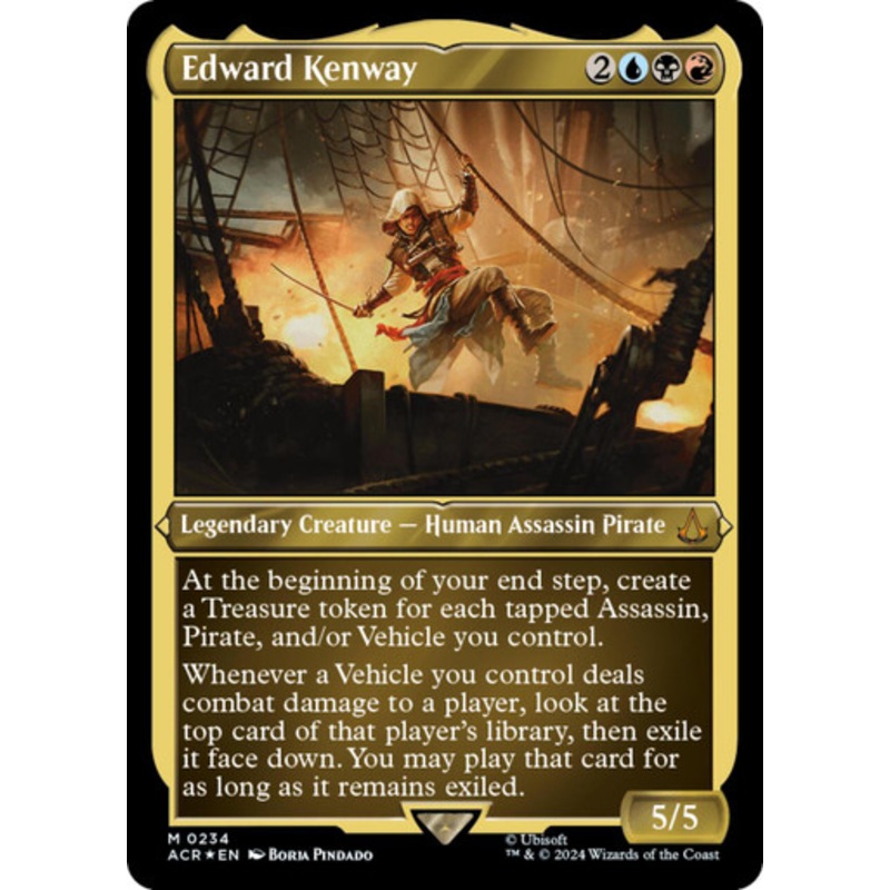 Edward Kenway (Etched Foil) | Universes Beyond: Assassin’s Creed