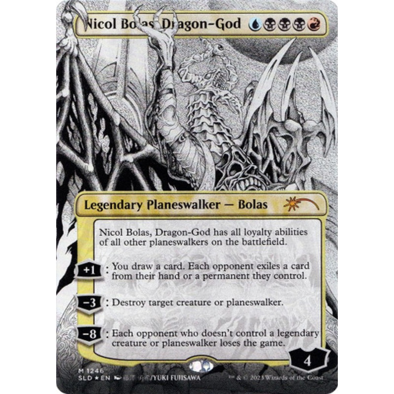 Nicol Bolas, Dragon-God (Foil) (Secret Lair – All Will Be One What-If Walkers) | Secret Lair Drops