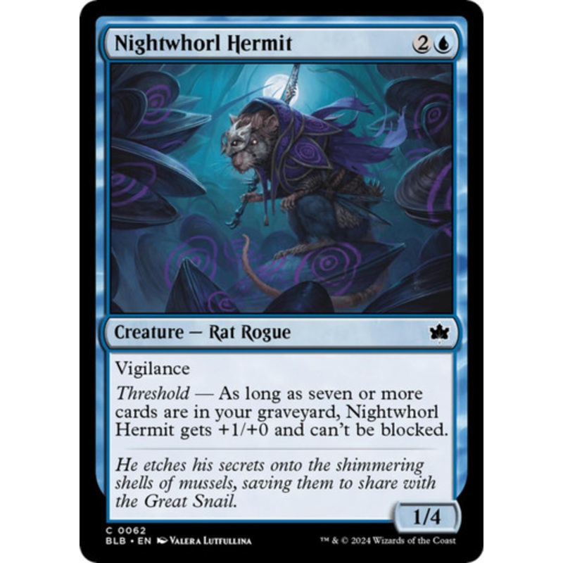 Nightwhorl Hermit | Bloomburrow