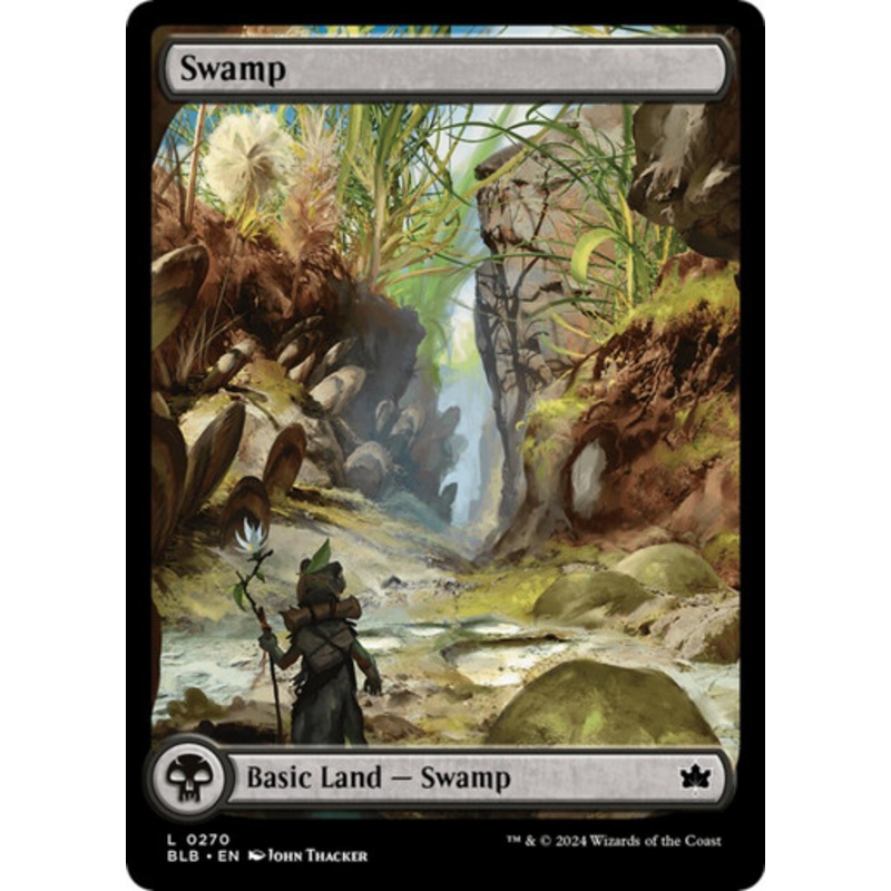 Swamp (#270) (Full Art) (Foil) | Bloomburrow