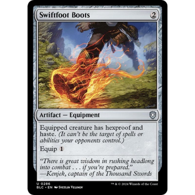 Swiftfoot Boots | Bloomburrow Commander