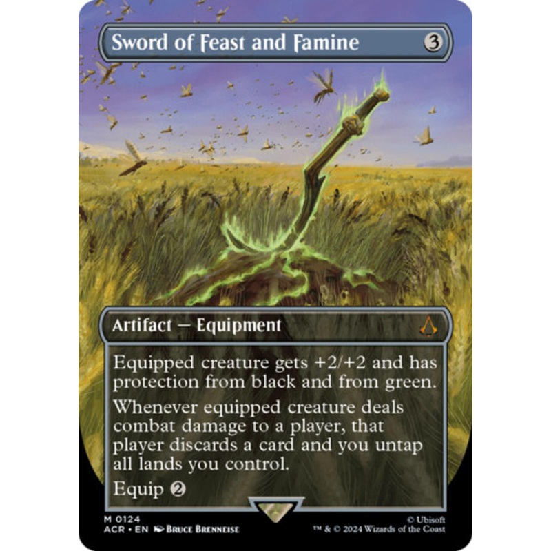 Sword of Feast and Famine (Borderless Foil) | Universes Beyond: Assassin’s Creed