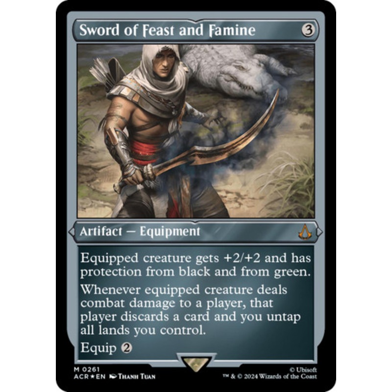 Sword of Feast and Famine (Etched Foil) | Universes Beyond: Assassin’s Creed