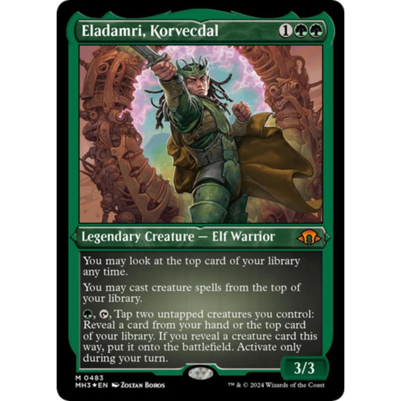 Eladamri, Korvecdal (Etched Foil) | Modern Horizons 3