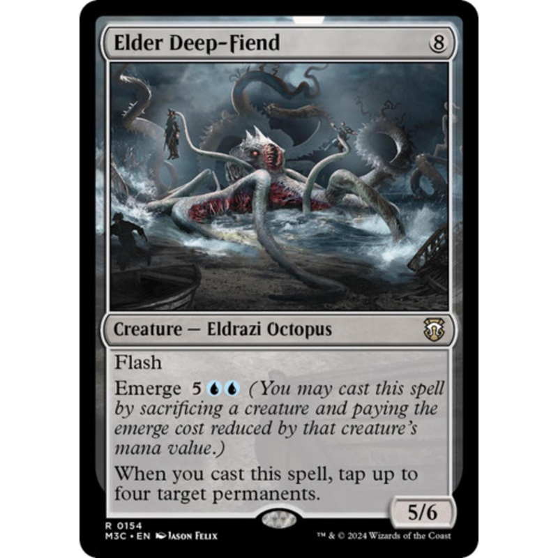 Elder Deep-Fiend (Ripple Foil) | Modern Horizons 3 Commander