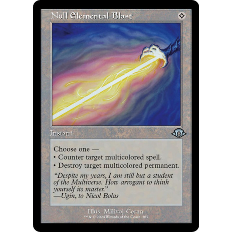 Null Elemental Blast (Retro Frame) (Foil) | Modern Horizons 3