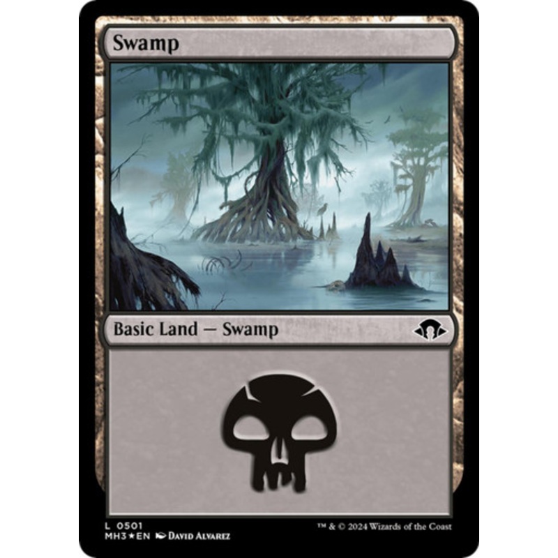 Swamp (#501) (Ripple Foil) | Modern Horizons 3
