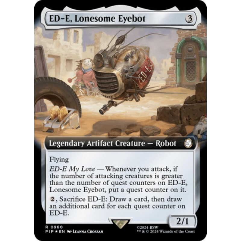 ED-E, Lonesome Eyebot (Extended Art) (Surge Foil) | Universes Beyond: Fallout