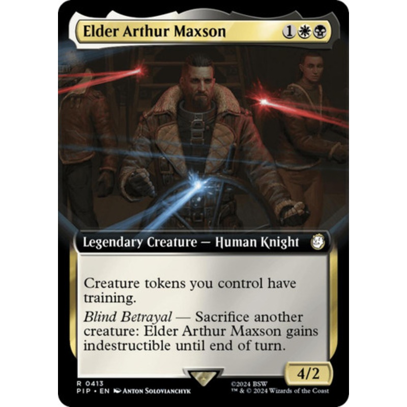 Elder Arthur Maxson (Extended Art) (Foil) | Universes Beyond: Fallout