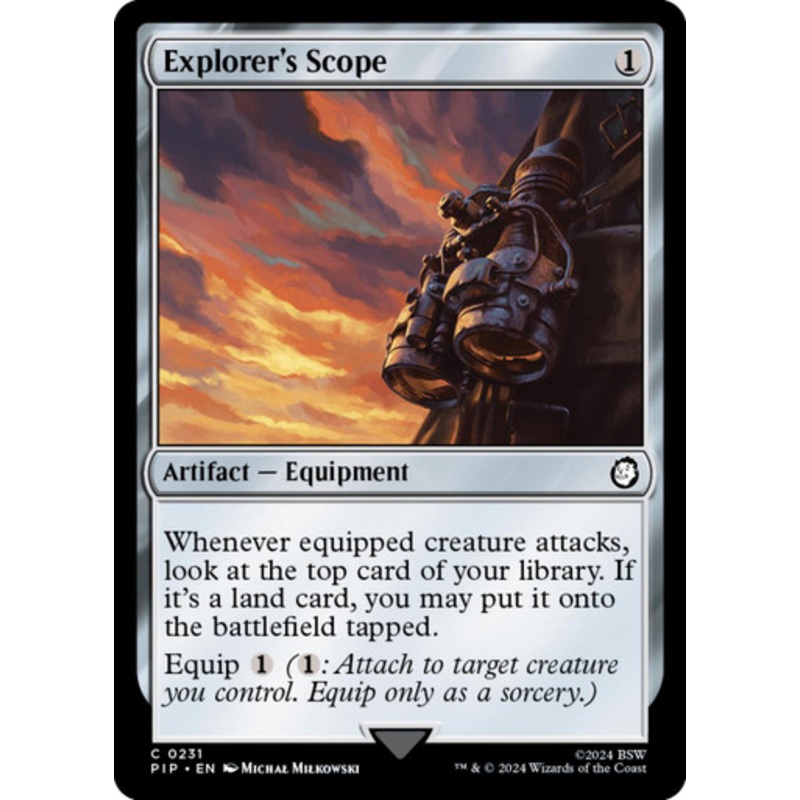 Explorer’s Scope (Foil) | Universes Beyond: Fallout