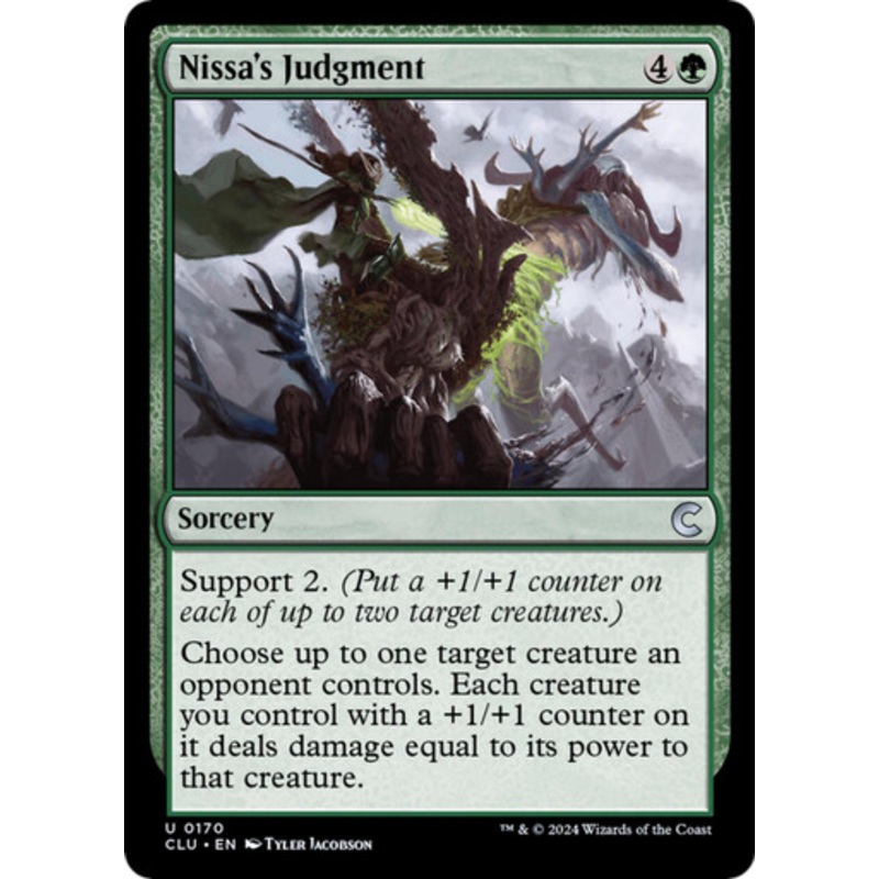 Nissa’s Judgment | Ravnica: Clue Edition
