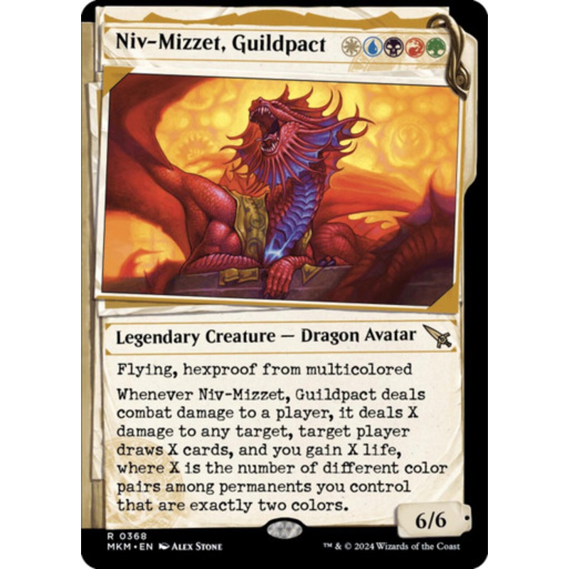 Niv-Mizzet, Guildpact (#368) (Showcase foil)